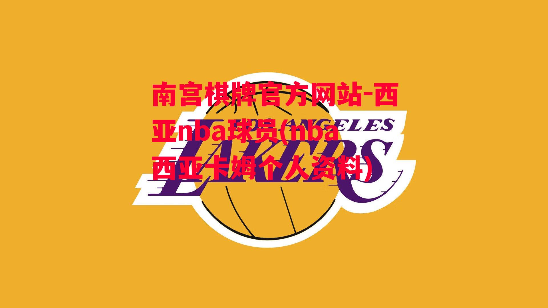 西亚nba球员(nba西亚卡姆个人资料)