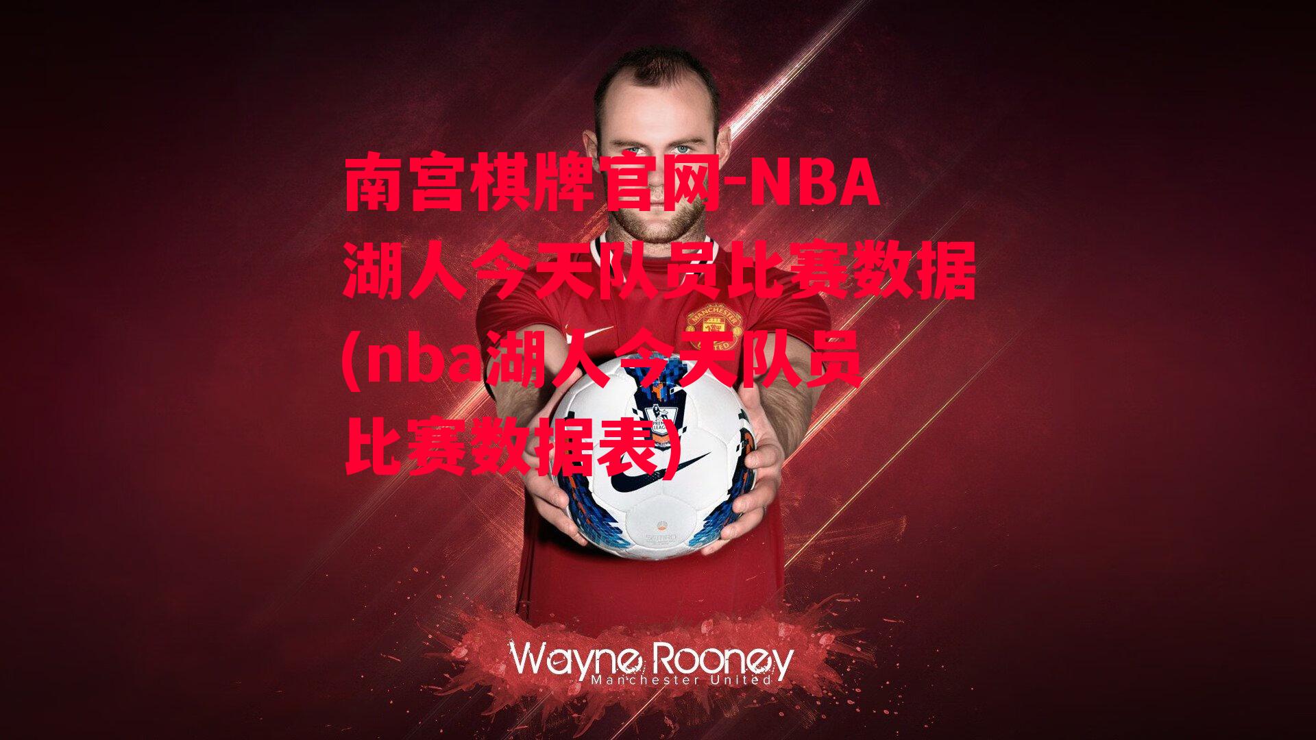 NBA湖人今天队员比赛数据(nba湖人今天队员比赛数据表)